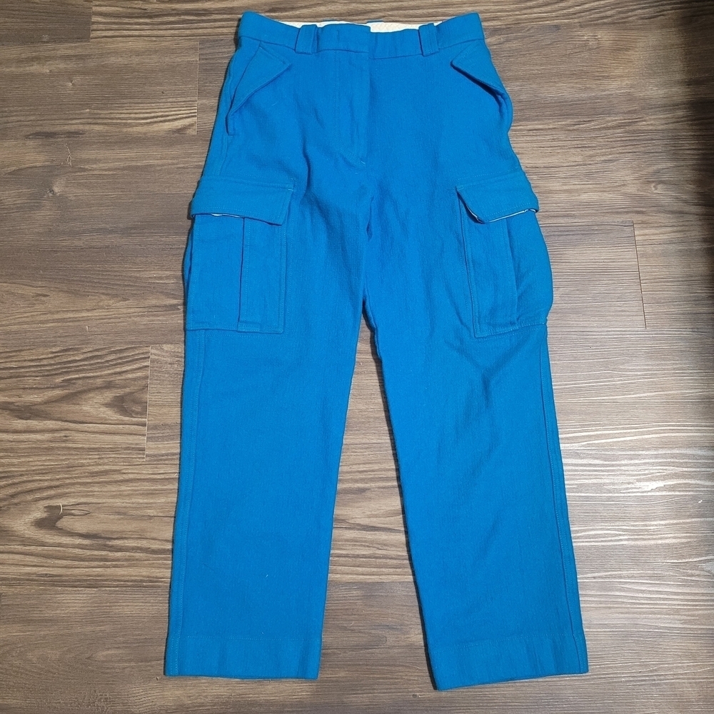Missoni Zig Zag Pocket Cargo Pants $720 Eu Size 40 Xs Blue